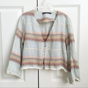 Zara Embroidered Top